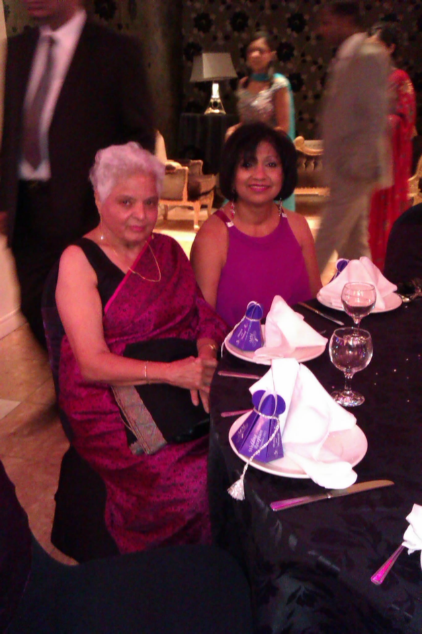 Surjit enjoying a joyful gathering at the table