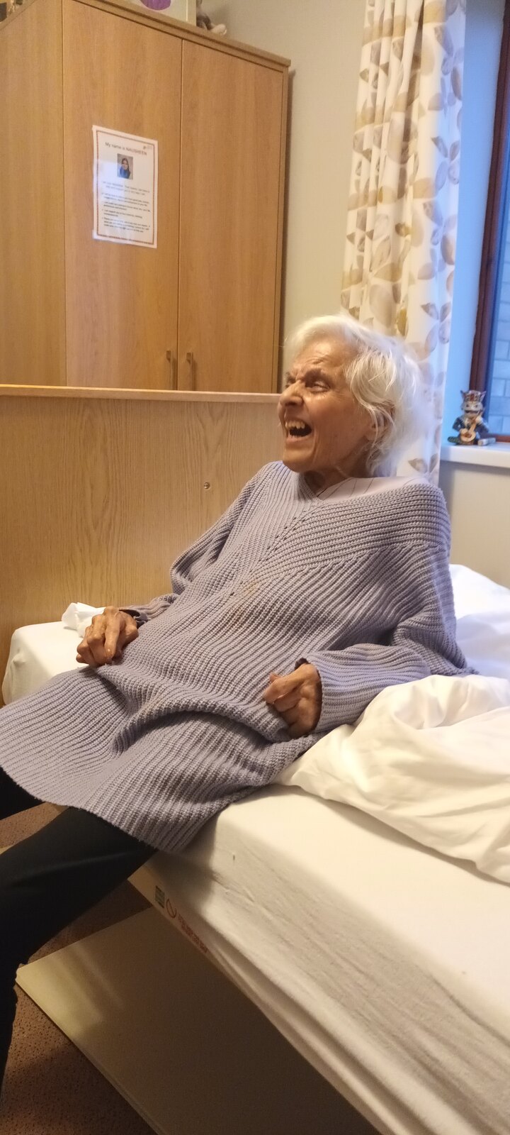 Surjit sharing a joyful laugh